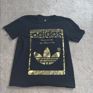 Black Adidas short-sleeve